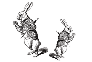 Illustration : deux lapins